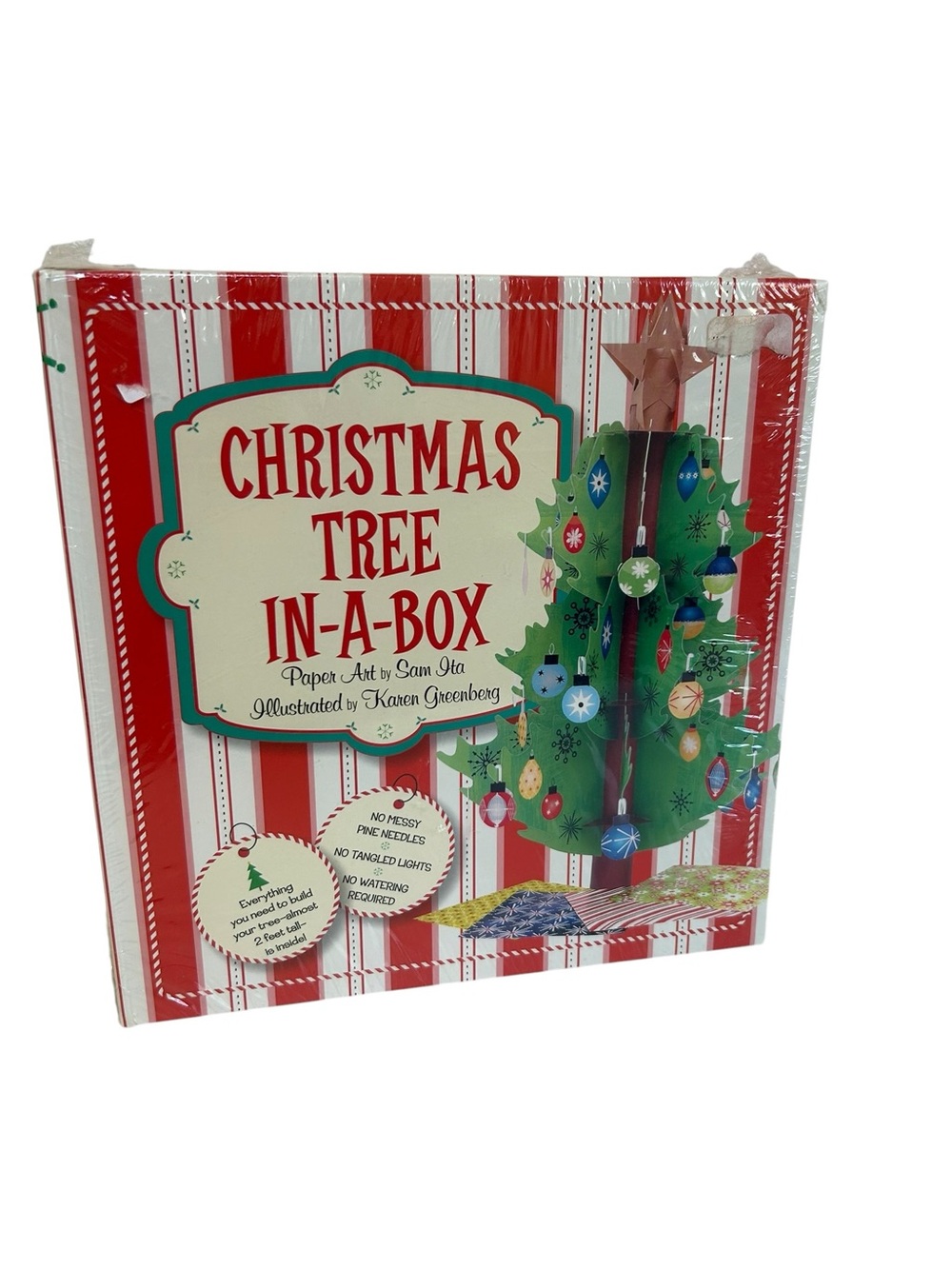 Christmas Tree In A Box Paper Art Craft